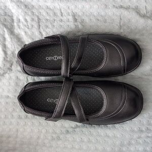 Orthofeet 865 Celina Diabetic Womens Mary Jane Black Shoes Size 7